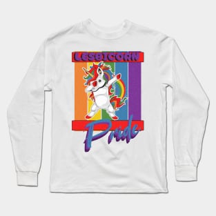 Lesbicorn pride shirt Long Sleeve T-Shirt